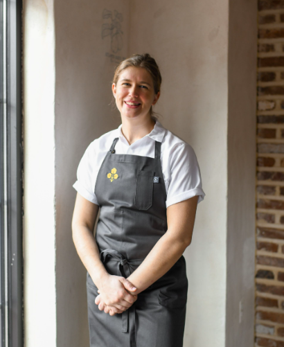 Madeleine Lewson, a chef at Chatham Vineyards